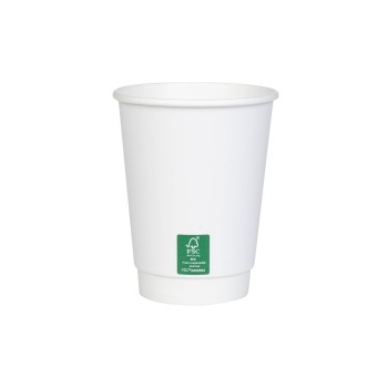 FURBER Becher Papier 400ml 2-lagig, 400ml, 50 Stück, Papier, PE beschichtet FURBER Becher Papier 400ml 2-lagig, 400ml, 50 Stück, Papier, PE beschichtet