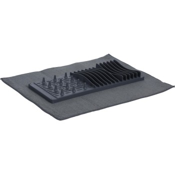 FURBER Abtropfmatte and Regal, Faltbar,M:48x38cm,R:40x16x4cm FURBER Abtropfmatte and Regal, Faltbar,M:48x38cm,R:40x16x4cm