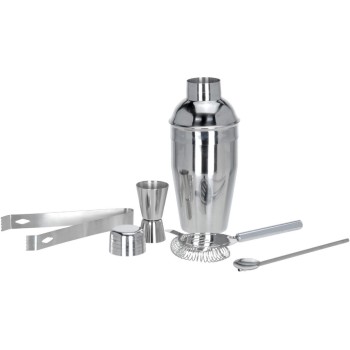 FURBER Cocktailshaker Set 5TLG, Edelstahl, 5-teilig