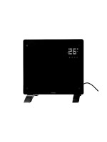 FURBER Konvektorheizung SAVI 10 schwarz, Glasfront, 1000W, LED Display, wifi