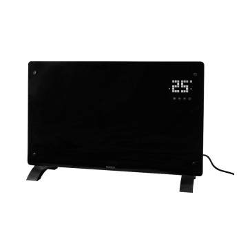 FURBER Konvektorheizung SAVI 20 black , Glasfront, 2000W, LED Display, wifi FURBER Konvektorheizung SAVI 20 black , Glasfront, 2000W, LED Display, wifi