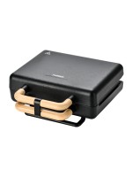 FURBER Grill, Waffel- und Sandwichmaker, mit austauschbaren Platten, Schwarz