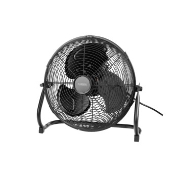 FURBER Bodenventilator Vayu-Industry 12 sw, Neigung einstellbar, 50W, Schwarz Satin