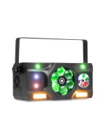 Fuzzix Effet lumineux Stellar 2 Motif stroboscopique 5-en-1 « Bee-Eye » avec gobo