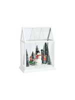 G. Wurm Poser Maison d'hiver LED 25.5 x 15 x 33 cm