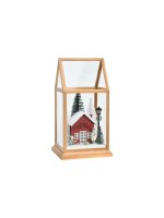 G.Wurm LED Winterhaus, Grösse: (B/H/T) 18x15x33cm