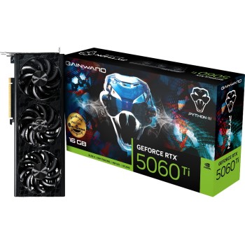 Gainward Carte graphique GeForce RTX 5060 Ti Python III OC 16 GB Gainward Carte graphique GeForce RTX 5060 Ti Python III OC 16 GB
