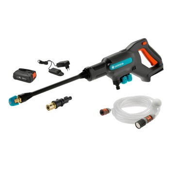 Gardena Batterie-Nettoyeur pression moyenne AquaClean 24/18 V P4A Set Gardena Batterie-Nettoyeur pression moyenne AquaClean 24/18 V P4A Set