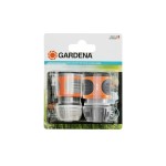 Gardena Raccord pour tuyaux Jeu de deux, 13 mm (1/2) & 15 mm (5/8)