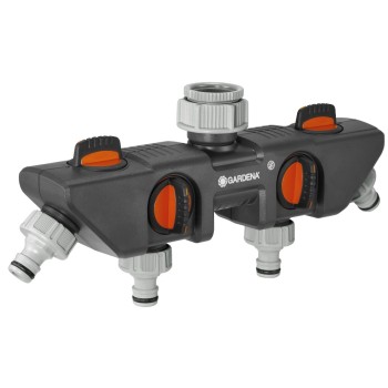 GARDENA 4-Wege-Verteiler 8194-20, Für den Betrieb mehrerer Anschlussgeräte GARDENA 4-Wege-Verteiler 8194-20, Für den Betrieb mehrerer Anschlussgeräte