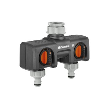 GARDENA 2-Wege-Verteiler 8193-20, Für den Betrieb mehrerer Anschlussgeräte GARDENA 2-Wege-Verteiler 8193-20, Für den Betrieb mehrerer Anschlussgeräte