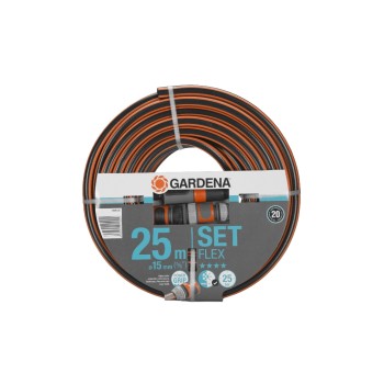 GARDENA Comfort FLEX Schlauch 25 m, Schlauch komplett mit Systemteilen GARDENA Comfort FLEX Schlauch 25 m, Schlauch komplett mit Systemteilen