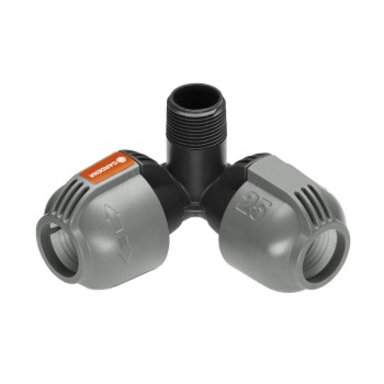 GARDENA Winkelstück 25mm x 3/4, with Quick & Easy-Verbindungstechnik