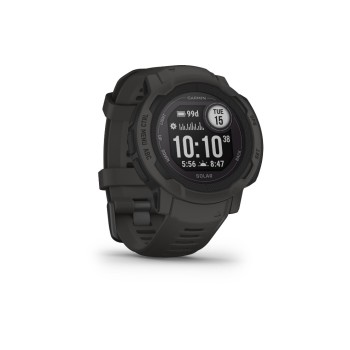 Garmin Instinct 2 Solar, 45mm Gehäuse, graphite, Nylon Band Garmin Instinct 2 Solar, 45mm Gehäuse, graphite, Nylon Band