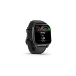 GARMIN Montre de sport GPS Venu Sq2 Music, Noir/gris ardoise