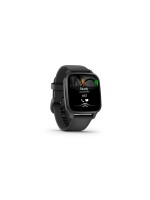 GARMIN Montre de sport GPS Venu Sq2 Music, Noir/gris ardoise