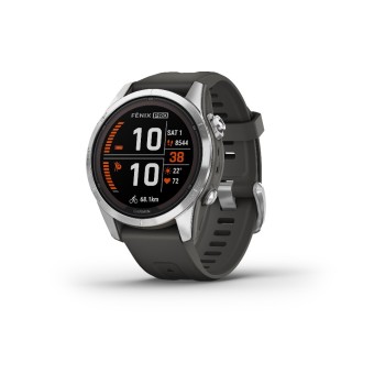 Garmin fenix 7S Pro Solar Edition, 20mm, black /schiefergrau Garmin fenix 7S Pro Solar Edition, 20mm, black /schiefergrau