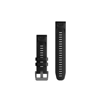 Garmin fenix 7 22mm QuickFit, 22mm, QuickFit, Silicone, black Garmin fenix 7 22mm QuickFit, 22mm, QuickFit, Silicone, black
