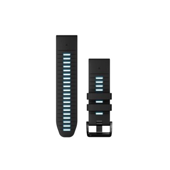 Garmin fenix 7X 26mm QuickFit, 26mm, QuickFit, Silicone, black-blue Garmin fenix 7X 26mm QuickFit, 26mm, QuickFit, Silicone, black-blue
