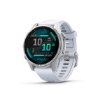 GARMIN Montre de sport Fenix 8 AMOLED, 43 mm Blanc