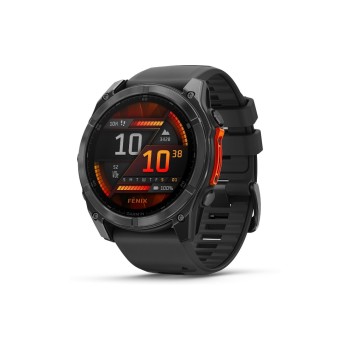 Garmin Fenix 8 AMOLED, 47mm, Glass,BareSS, SlateGray Steel/Black Garmin Fenix 8 AMOLED, 47mm, Glass,BareSS, SlateGray Steel/Black