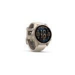 GARMIN Montre de sport Fenix 8 AMOLED Sapphire, 43 mm Beige