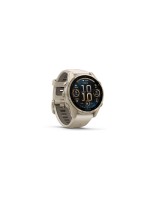 GARMIN Montre de sport Fenix 8 AMOLED Sapphire, 43 mm Beige