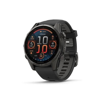 Garmin Fenix 8 AMOLED Sapphire, 43mm, Carbon Gray, Black/Pepple Gray Band Garmin Fenix 8 AMOLED Sapphire, 43mm, Carbon Gray, Black/Pepple Gray Band