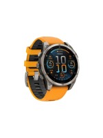 GARMIN Montre de sport Fenix 8 AMOLED Sapphire, 47 mm Orange