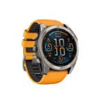 Garmin Fenix 8 AMOLED Sapphire, 51mm, Titanium, Spark Orange/Graphite Band