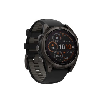 Garmin Fenix 8 Solar Sapphire, 47mm, Carbon Gray, Black/Pebble Gray Garmin Fenix 8 Solar Sapphire, 47mm, Carbon Gray, Black/Pebble Gray