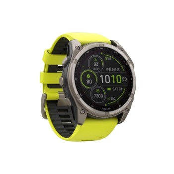 Garmin Fenix 8 Solar Sapphire, 51mm, Amp Yellow/Graphite Band Garmin Fenix 8 Solar Sapphire, 51mm, Amp Yellow/Graphite Band
