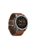 Garmin Fenix 8 AMOLED Sapphire, 51mm, Bare Titanium, Black/Chestnut Band