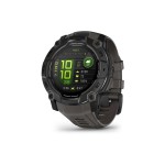Instinct 3 - 50 mm, AMOLED, Schwarz mit Silikonband, 26mm Kohle