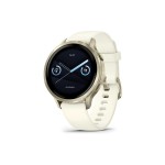 GARMIN Montre de sport GPS Venu 4 - 41 mm Beige/Or