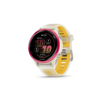 GARMIN Forerunner 570 42 mm Bone, rouge framboise