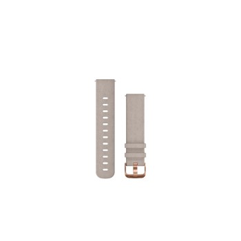 Garmin Quick Release Band, leather gray suede w. rosegold Garmin Quick Release Band, leather gray suede w. rosegold