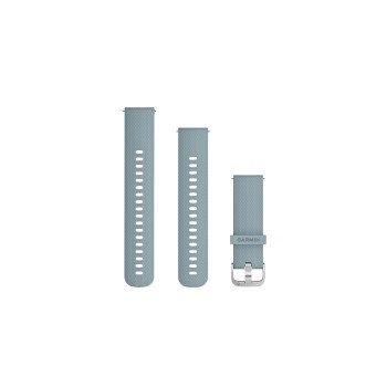Garmin Quick Release Band, silicone seafoam w. silv. Garmin Quick Release Band, silicone seafoam w. silv.