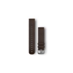 Garmin Quick Release Band, Dark Brown Stainless Leather