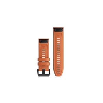 Garmin fenix 6X 26mm QuickFit, Ember Orange Silicone Band Garmin fenix 6X 26mm QuickFit, Ember Orange Silicone Band