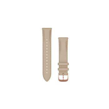Garmin Schnellwechsel-Armband (20mm), Leather, Rose Gold-Beige Garmin Schnellwechsel-Armband (20mm), Leather, Rose Gold-Beige