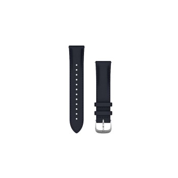 Garmin Schnellwechsel-Armband (20mm), Leather, Silver-Blue Garmin Schnellwechsel-Armband (20mm), Leather, Silver-Blue
