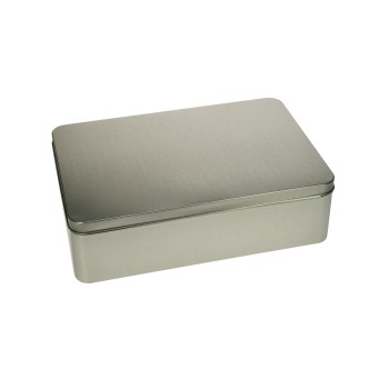 Gawol Scatola per biscotti Uni 355 x 235 x 10 mm, argenté