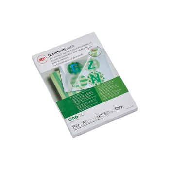 GBC Laminiertaschen DocumentPouch, 200 Stk, 37,5 my, A4, 216 x 303 mm GBC Laminiertaschen DocumentPouch, 200 Stk, 37,5 my, A4, 216 x 303 mm