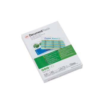 GBC Laminiertaschen DocumentPouch, 100 Stk, 75 my, A6, 111 x 154 mm GBC Laminiertaschen DocumentPouch, 100 Stk, 75 my, A6, 111 x 154 mm
