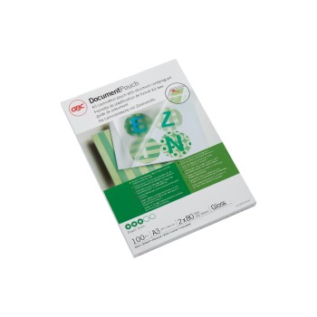 GBC Laminiertaschen DocumentPouch, 100 Stk, 80 my, A3, 303 x 426 mm GBC Laminiertaschen DocumentPouch, 100 Stk, 80 my, A3, 303 x 426 mm