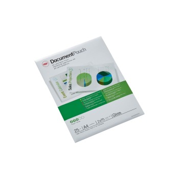 GBC Document Laminiertasche for Dokumente, glänzend, Format A4, 2 x 75 Mikron GBC Document Laminiertasche for Dokumente, glänzend, Format A4, 2 x 75 Mikron