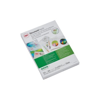 GBC Document Laminiertasche for Dokumente, glänzend, Format A4, 2 x 250 Mikron GBC Document Laminiertasche for Dokumente, glänzend, Format A4, 2 x 250 Mikron