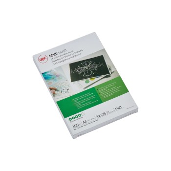 GBC Laminierfolie 125 Micron, A4 (216x303), 100 Stk., matt GBC Laminierfolie 125 Micron, A4 (216x303), 100 Stk., matt