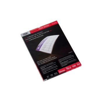 GBC Laminierfolie 75 Micron, A4 (216x303), High-Speed Pouch, 100 Stk. GBC Laminierfolie 75 Micron, A4 (216x303), High-Speed Pouch, 100 Stk.